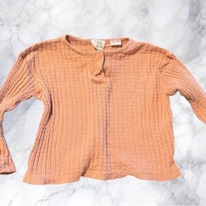 ZARA Baby Ribbed Long Sleeve Top | 18–24 Months